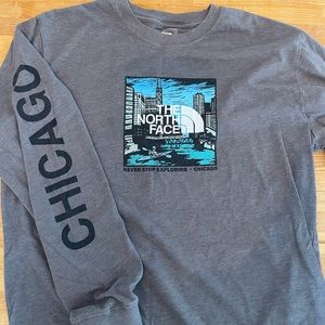 Mens the north face long sleeve